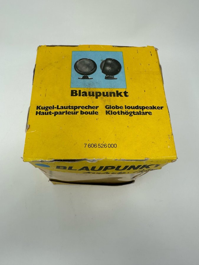 1st Blaupunkt legendariska klothögtalare