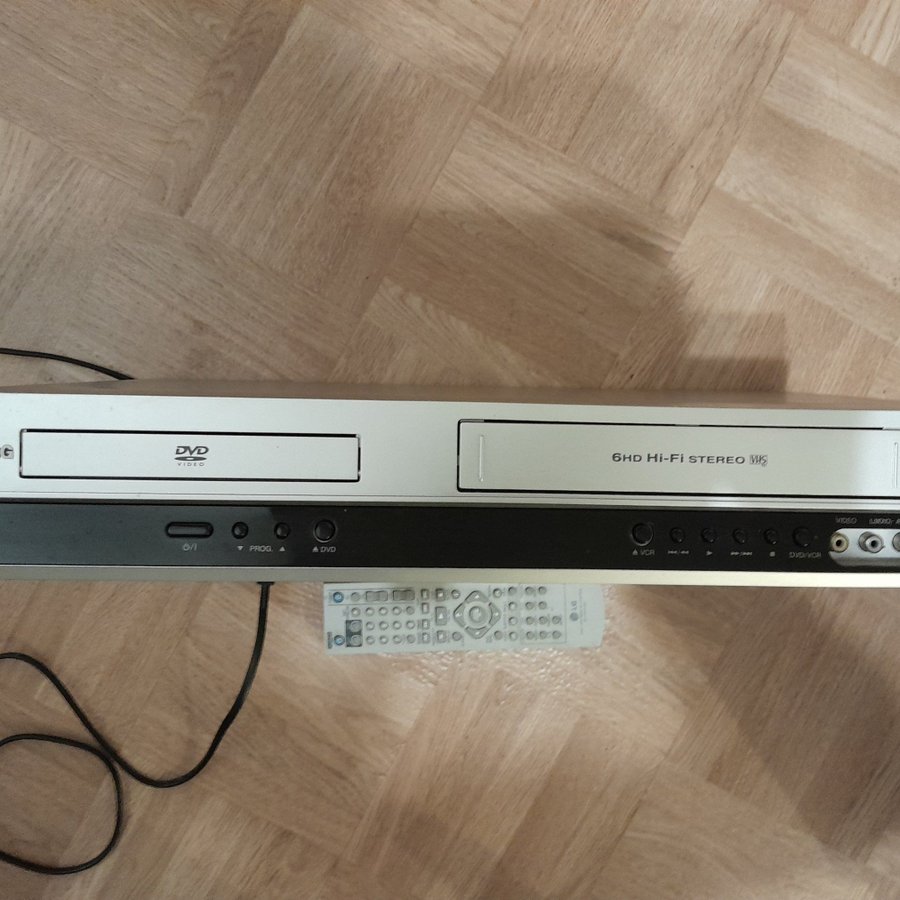 LG DVD-spelare med VHS