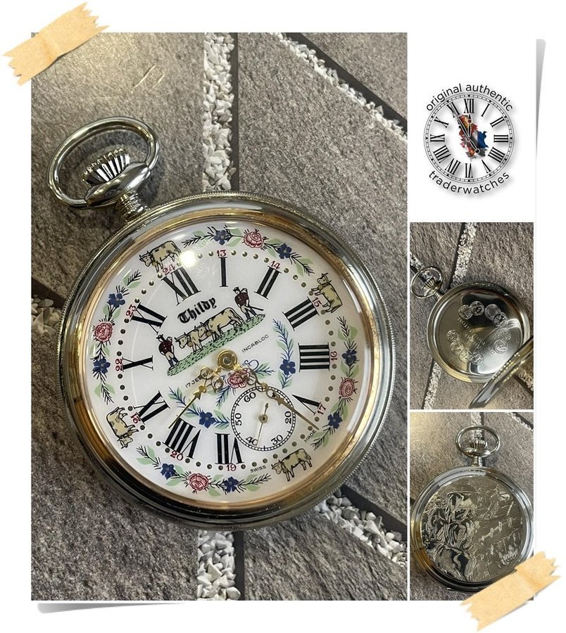 THILDY @ old pocket watch-OLD NOS .