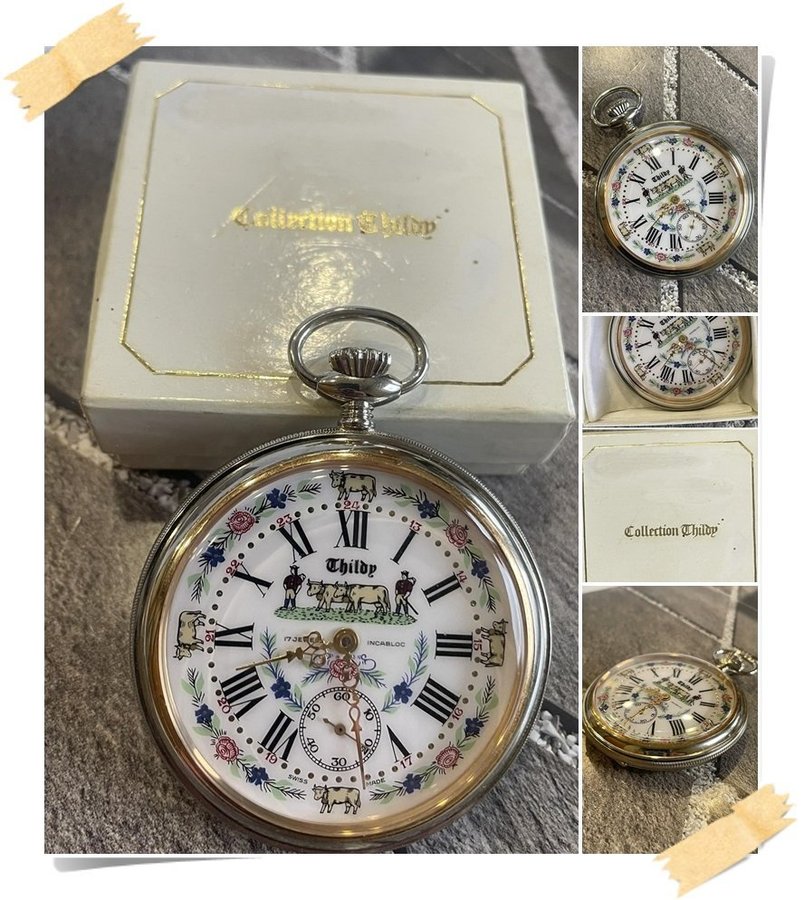 THILDY @ old pocket watch-OLD NOS .