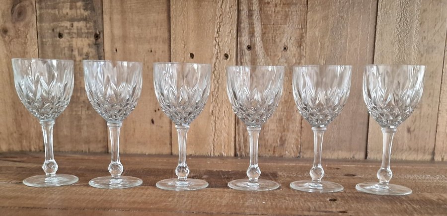 Cristal d'Arques darques 6 st vinglas starkvinglas likörglas Durand CRA48