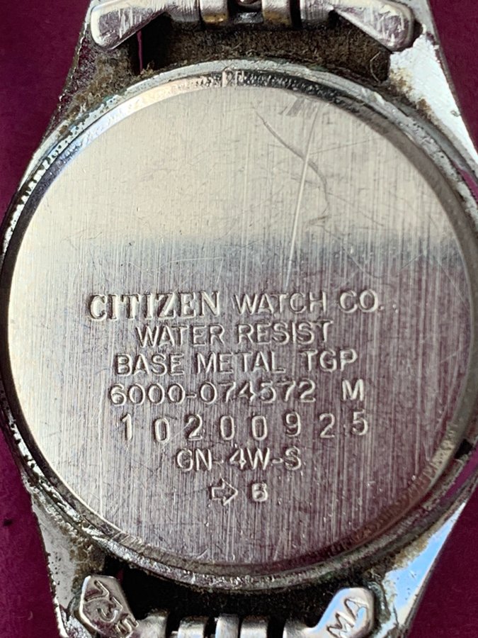 Citizen Quartz Damklocka