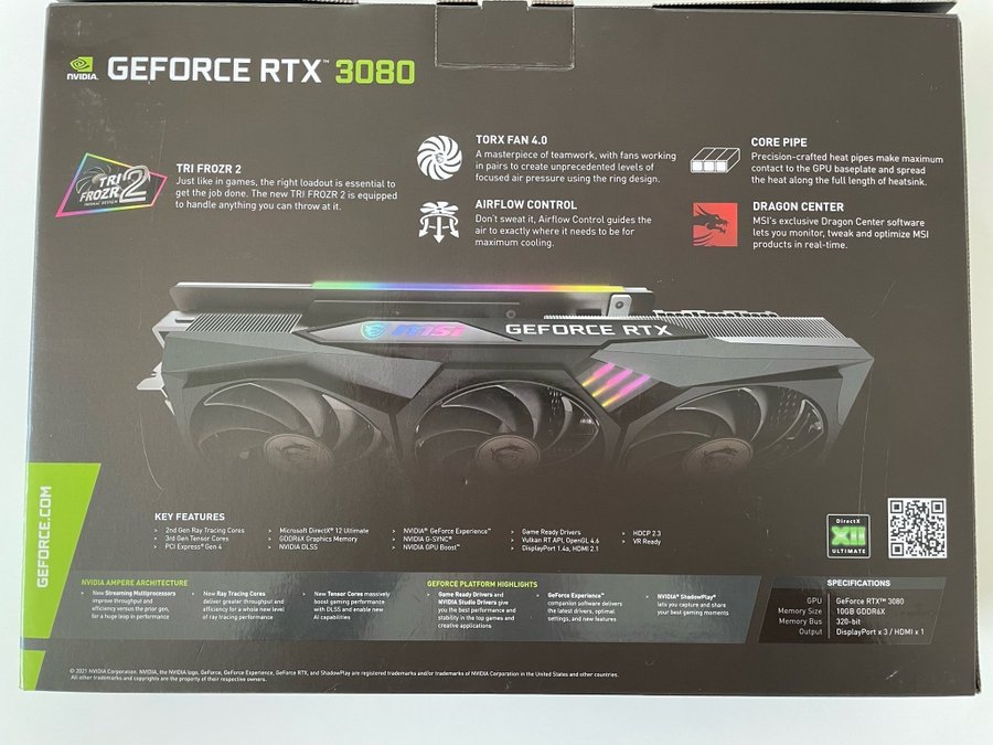 MSI GeForce RTX 3080 Gaming Z Trio