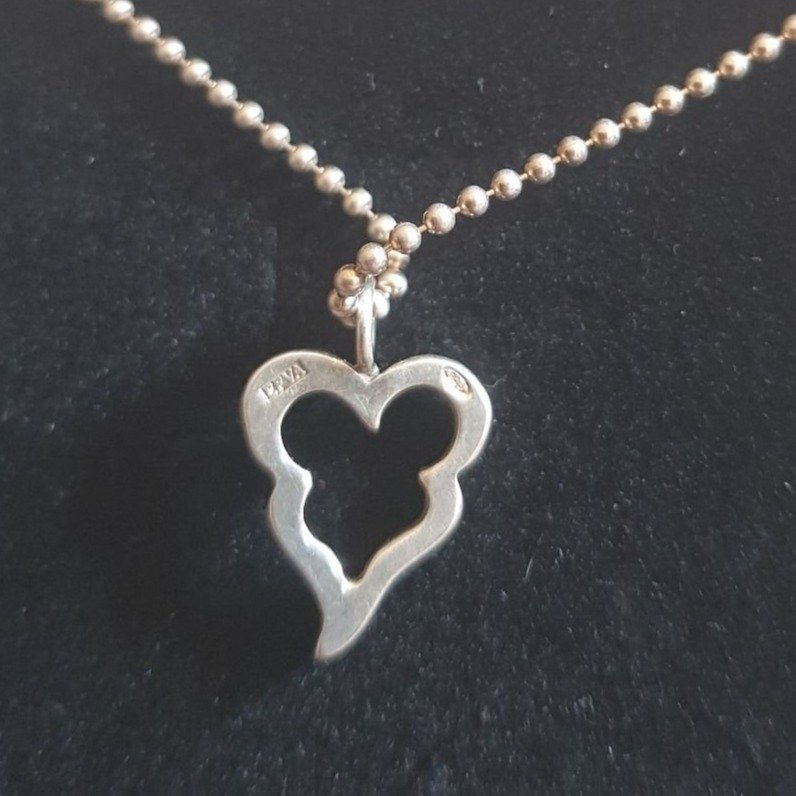 Efva Attling design: Halsband "Little Crazy Heart Pendant" 925 silver