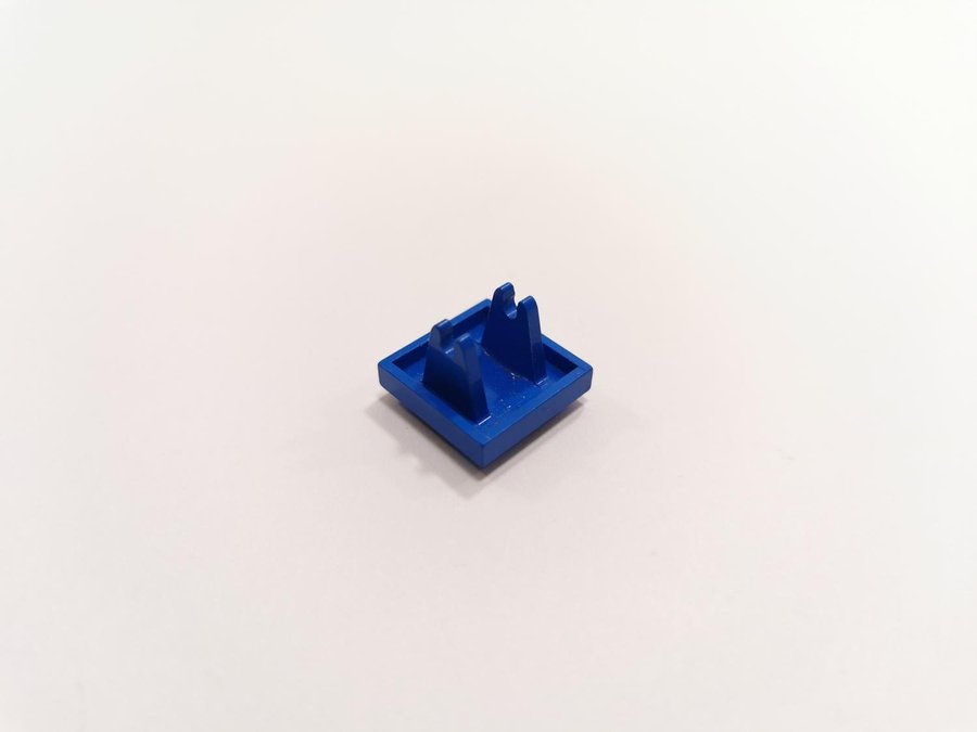 Lego - plate - fäste till hjul - 2x2 - part 8 - blå