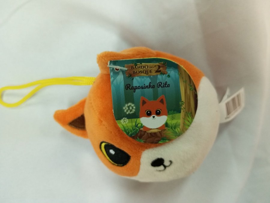 Mjukdjur Bando do Bosque 2 Räven Rita Raposinha Baby Fox plush doll ny oanvänd