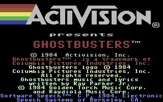 Ghostbusters (Commodore 64)