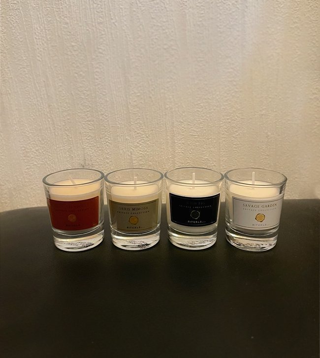 [Rituals] Mini Candle Private Collection - 4st Olika Doftljus