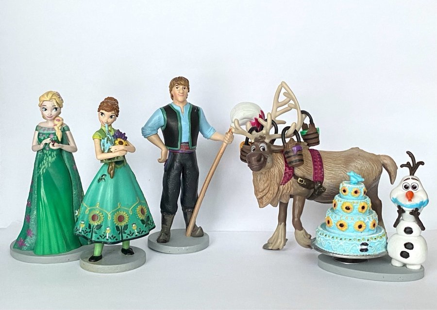 Frost, Figurer, Elsa, Anna, Olof, Sven, Kristoff, Frozen