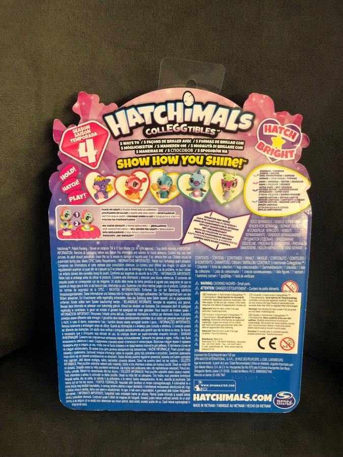 Hatchimals Colleggtibles 4 pack samt bonus Helt ny