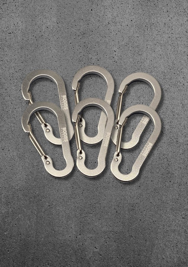 6 st Ultra Lightweight Aluminum Alloy Carabiner