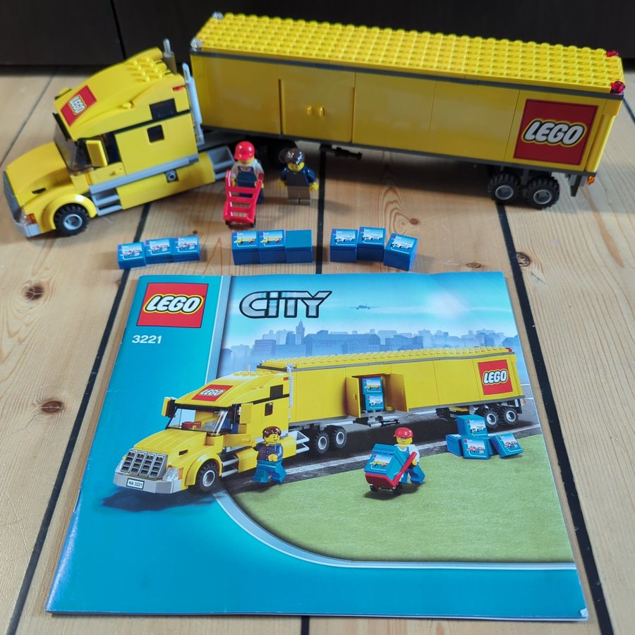 Lego City 3221 Lastbil med släp