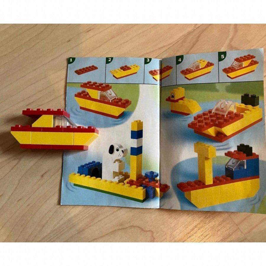 Lego Creator ask 4171 bygg olika djur, båtar, hus - Komplett i topp skick