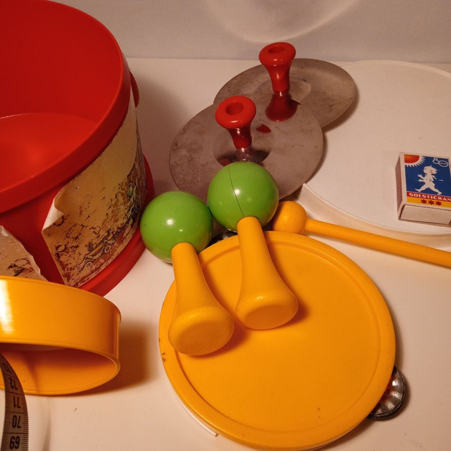 Fisher-price Barnens trumset med maracas, cymbaler och tamburin