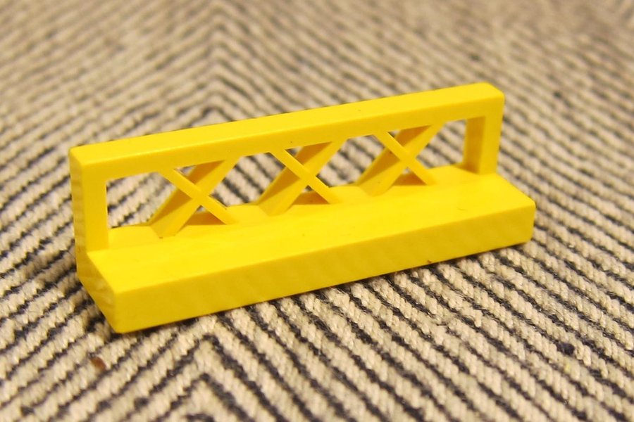 LEGO Staket Gul 3633 Fence 1 x 4 x 1