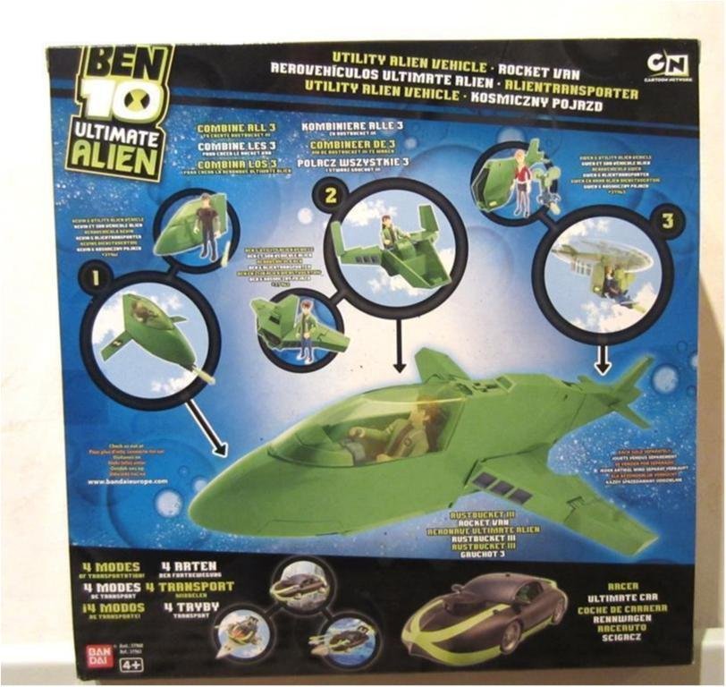 Ben10 - GWEN Utility Alien Vehicle Figur Farkost