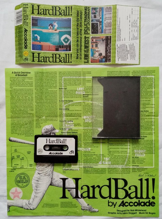 Hardball - Commodore 64/C64 Spel