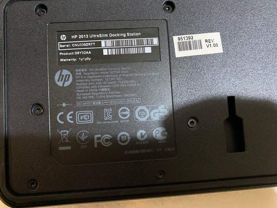 HP 2013 UltraSlim Dockningsstation