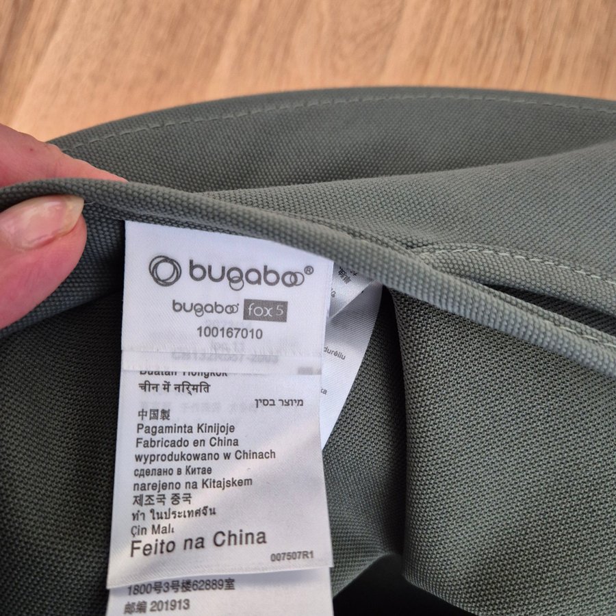 Bugaboo FOX 5-sufflett. Forest Green.