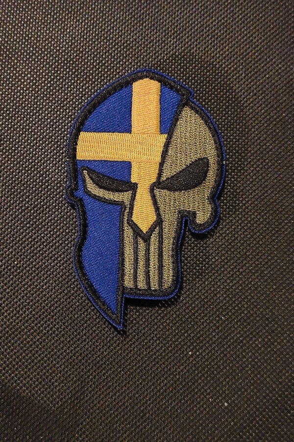 Punisher märke - patch sweden