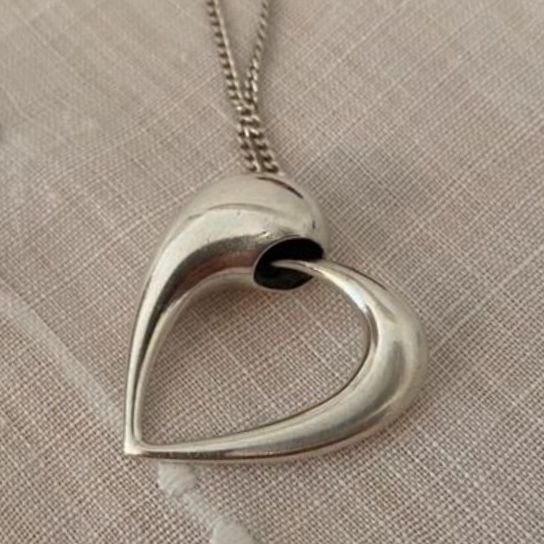 Georg Jensen 925er Silber Kette Heart