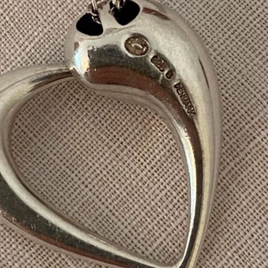 Georg Jensen 925er Silber Kette Heart