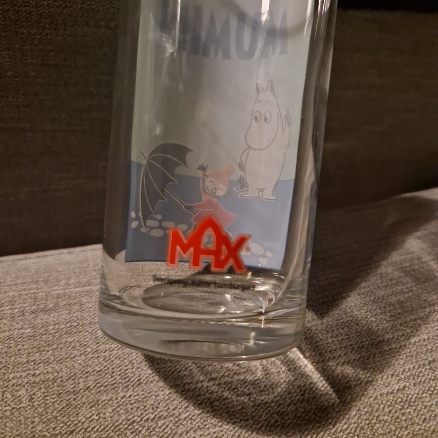 Mumin Glas från "MAX".