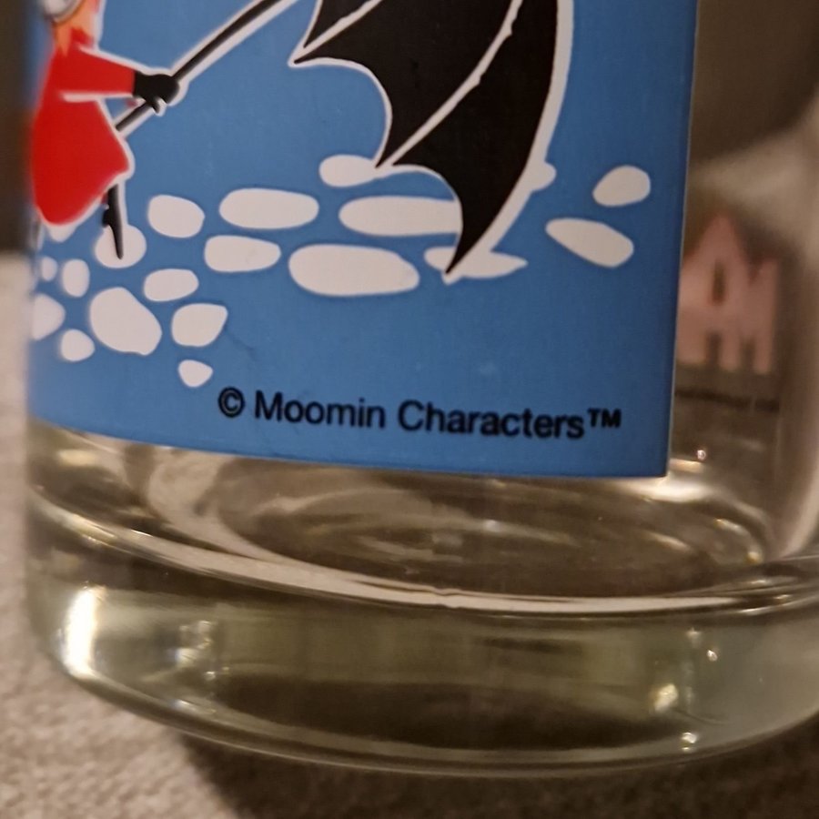 Mumin Glas från "MAX".