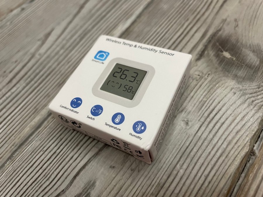 Tuya Smartlife Ble temperatur och luftfuktighets sensor NY i kartong!