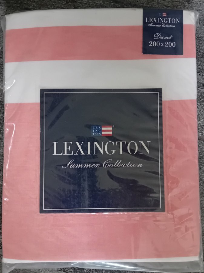 Lexington påslakanset dubbeltäcke  två örngott Printed cotton Summer Collection