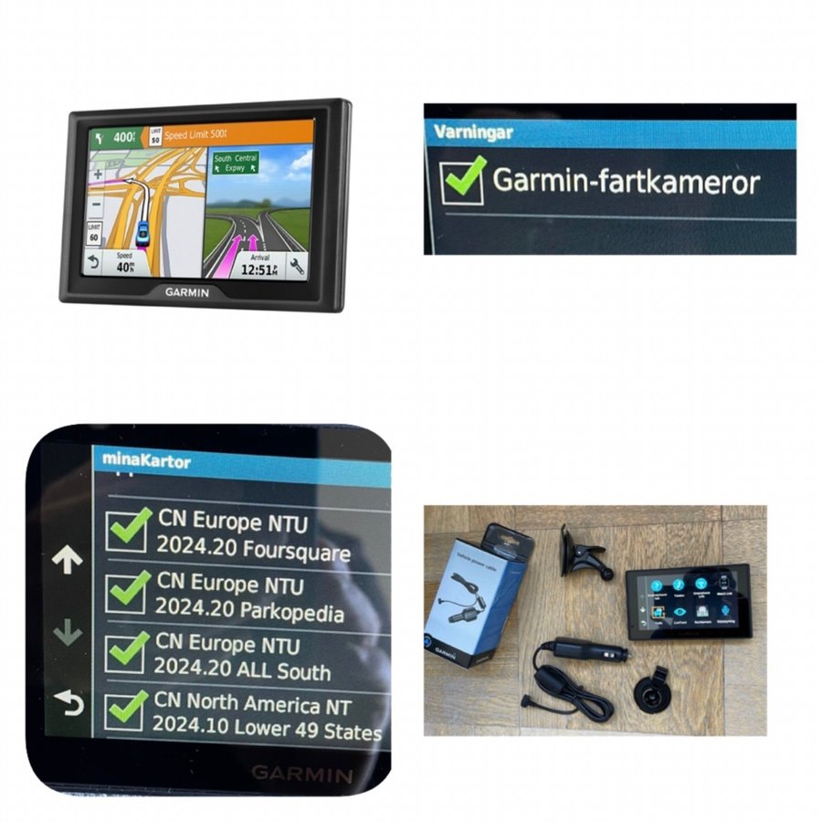 GARMIN DRIVE 5 PLUS MT-S EU 2024+NORD USA 2024+LIVSTIDS+FARTKAMEROR