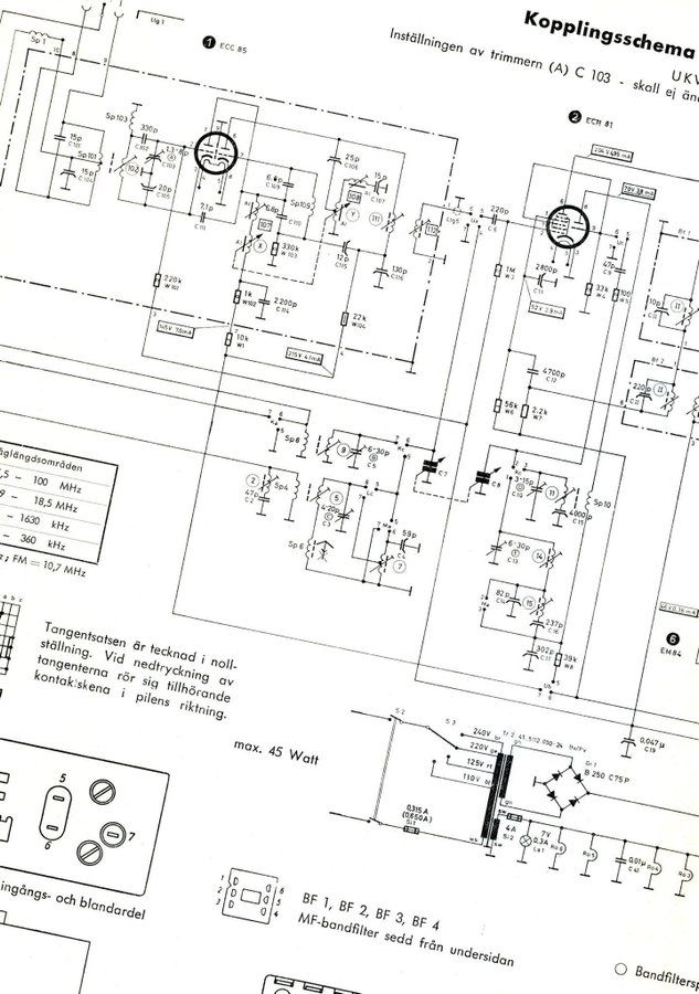 TELEFUNKEN - SERVICEMANUAL - BORDSRADIO - Jubilate 4161 W