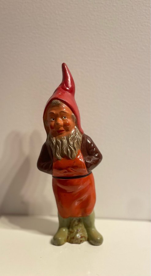 OVANLIG tomte troligen W Germany 50-tal retro vintage julpynt