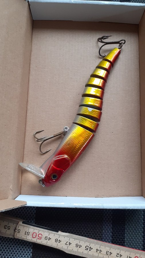 Ledad wobbler ca 18cm - 60g lure sinking bete fiskedrag