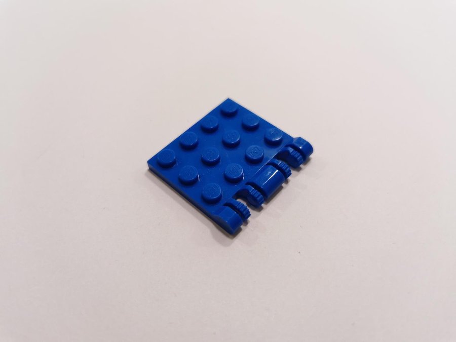 Lego - hinge - ledad - tak - 3x4 - part 44570 - blå