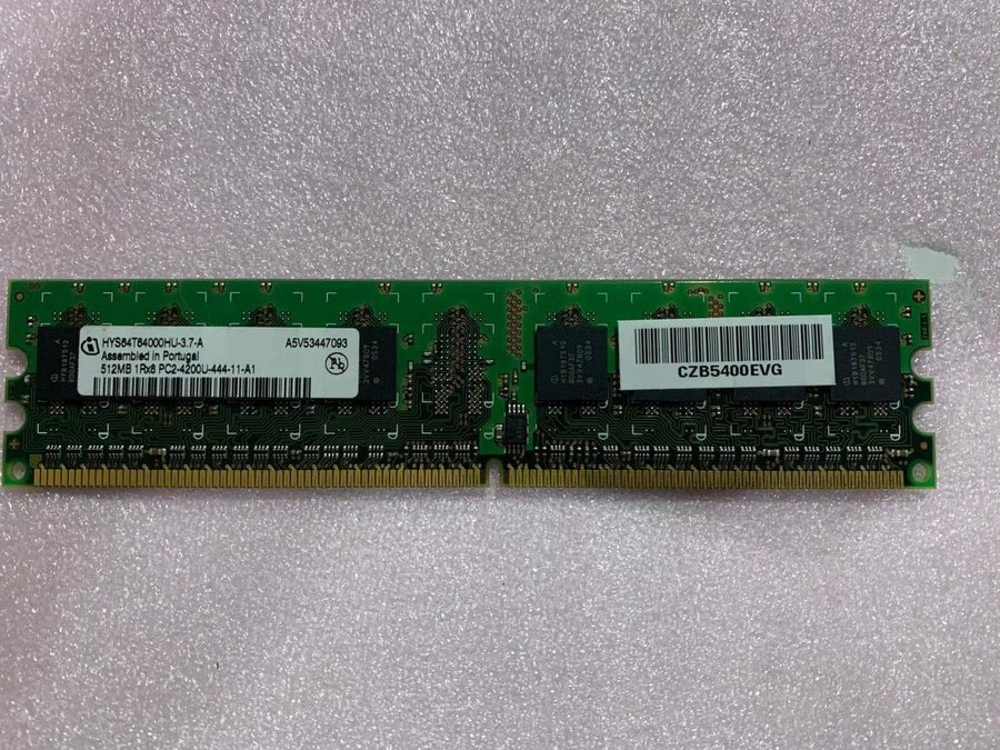 RAM minne stationär 512MB DDR2 PC2-4200 Infineon