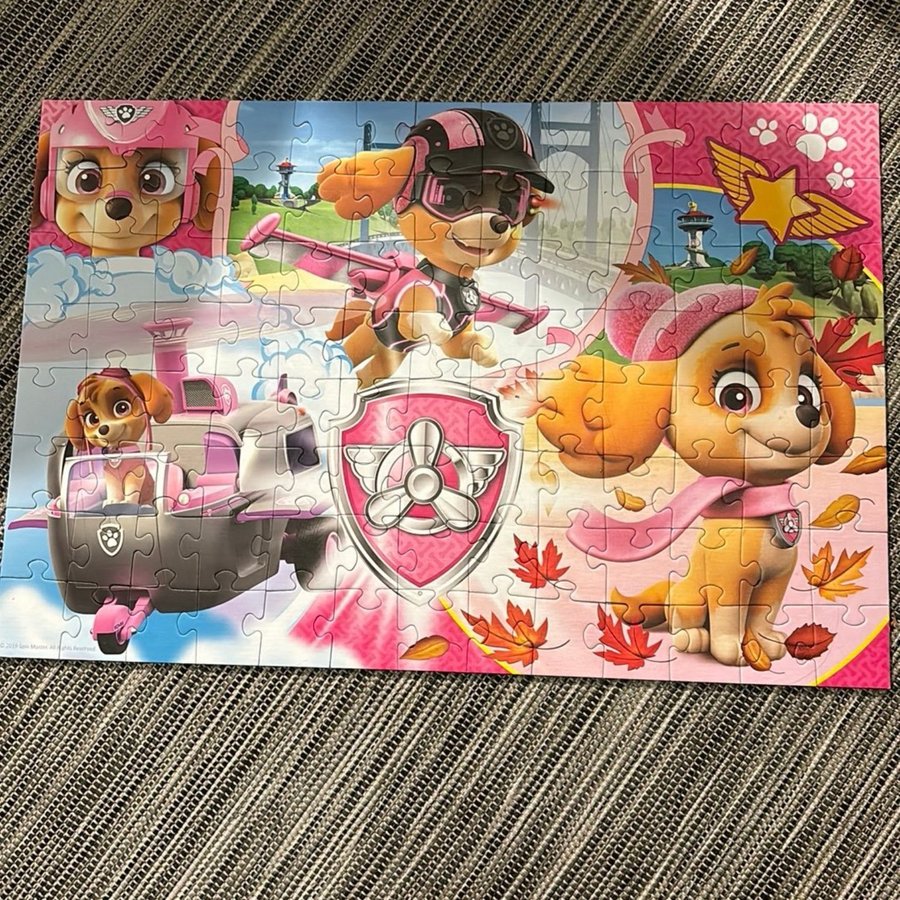 Pussel 100 bitar paw patrol