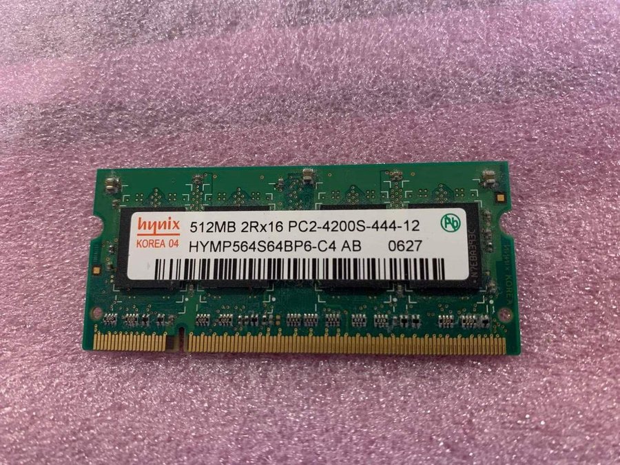 RAM Minne bärbar 512MB DDR2 PC2-4200 Hynix