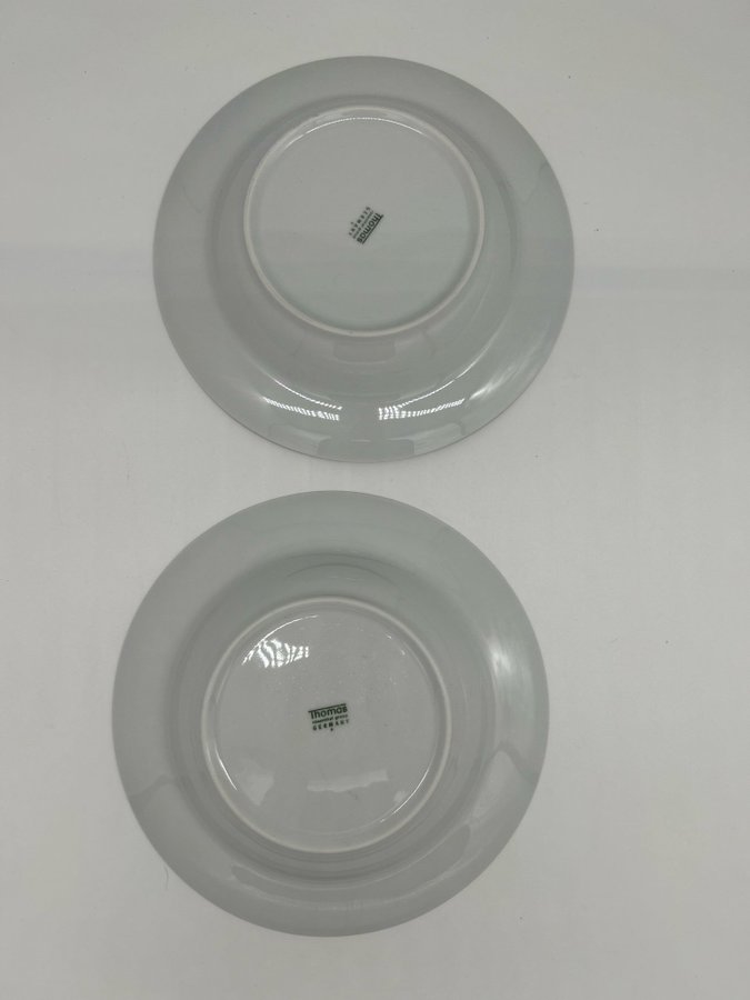 Rosenthal SOUP PLATE SET in chocolate color