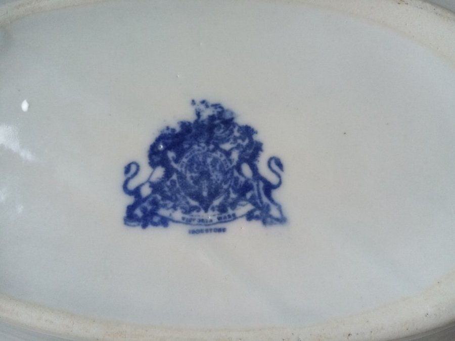 Victoria Ware Ironstone tidigt 1900 talet - Antik Fat.