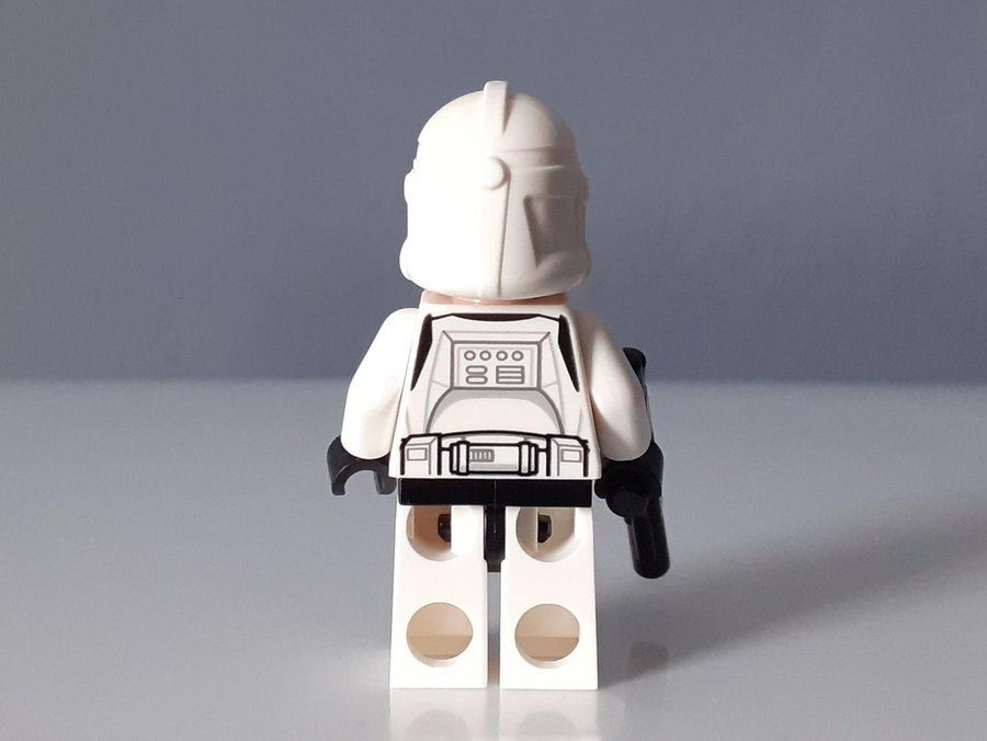 Lego Star Wars Phase 2 Clone Trooper Vanlig Vit från 2014 minifig Vintage