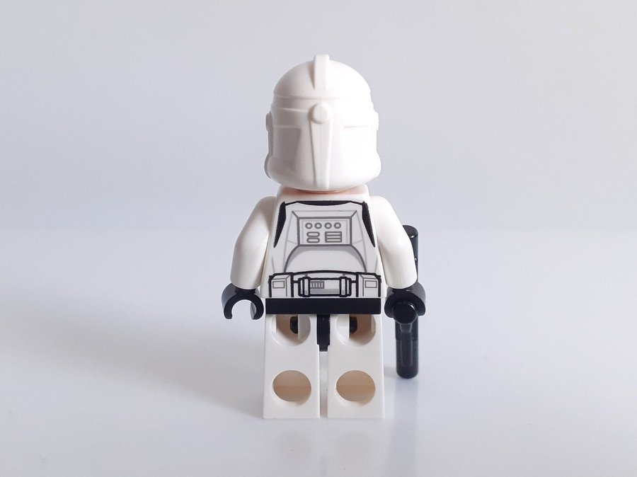 Lego Star Wars Phase 2 Clone Trooper Vanlig Vit från 2014 minifig Vintage