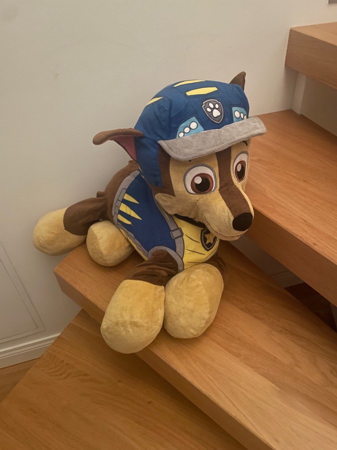 Paw Patrol Stor Plyschfigur Chase