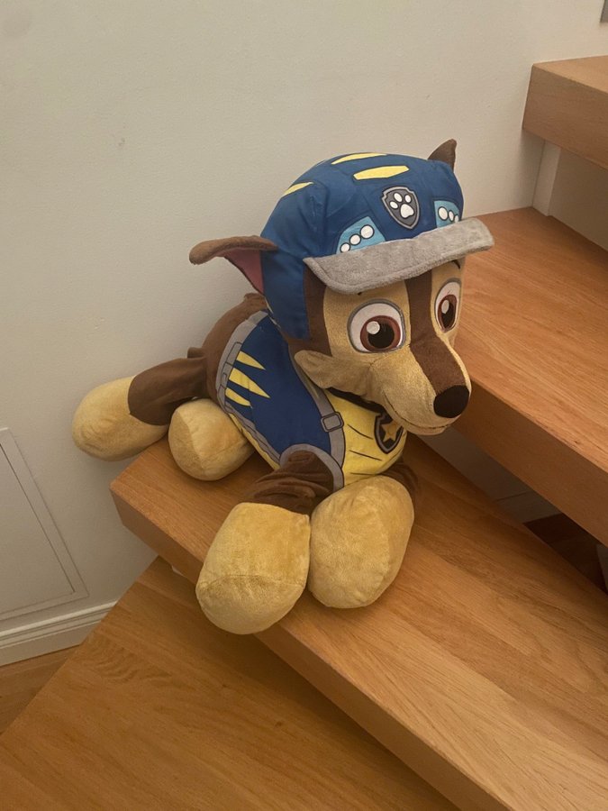 Paw Patrol Stor Plyschfigur Chase