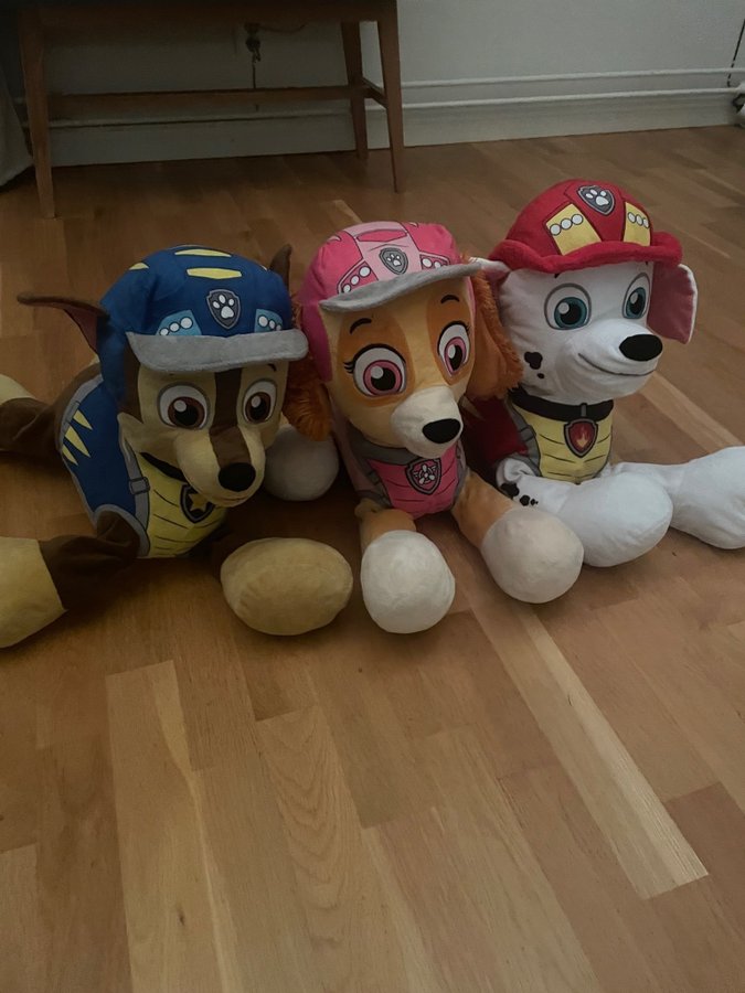 Paw Patrol Stor Plyschfigur Chase