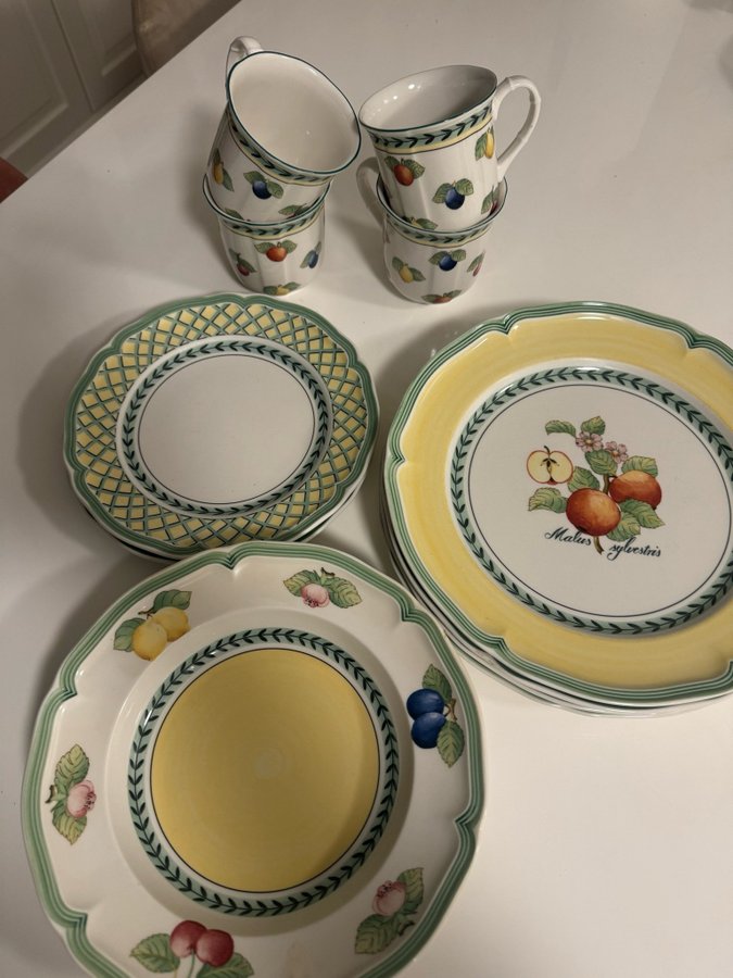 Villeroy  Boch French Garden Fleurence Tallrikar  Koppar