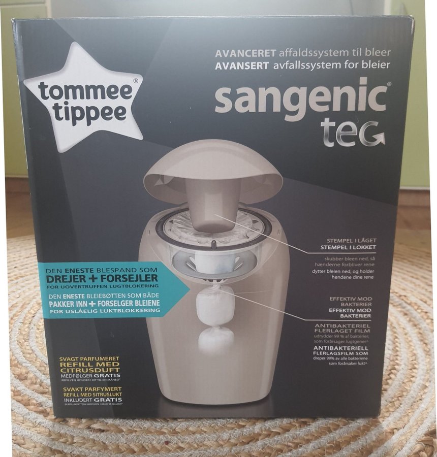 Tommee Tippee Sangenic Tec Avfallssystem för Blöjor