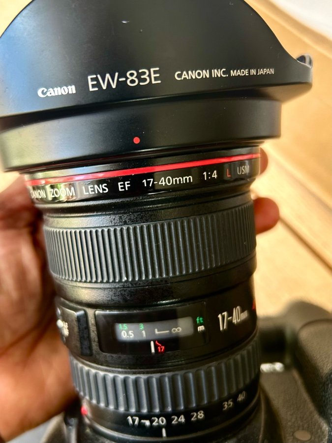 CANON objektiv EF 17-40mm f/4 L USM SUPERVIDVINKEL