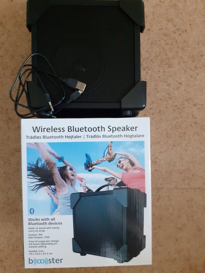 Trådlös Bluetooth-högtalare - oanvänd