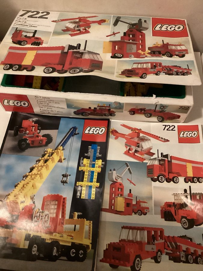 LEGO 722 - från 1980 - LEGO set 854 på köpet